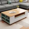 Bàn trà gỗ công nghiệp bàn sofa phòng khách đẹp